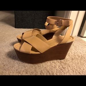 Michael Kors wedges 9.5. New. Never worn